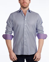 Load image into Gallery viewer, Button-Up Shirt //  - Contemporary Fit - contrast  trimming- final sale
