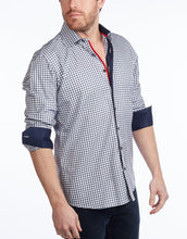 Load image into Gallery viewer, Button-Up Shirt //  - Contemporary Fit - contrast  trimming- final sale
