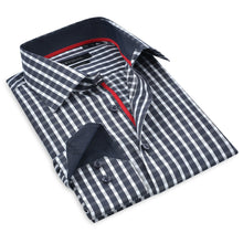 Load image into Gallery viewer, Button-Up Shirt I Charcoal -  Contemporary Fit - Contrast trimming
