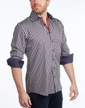 Load image into Gallery viewer, Button-Up Shirt I Charcoal -  Contemporary Fit - Contrast trimming
