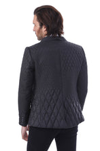 Load image into Gallery viewer, 3 Pockets 2 Button Quilted Coat Jacket Black Short Coat-Wessi
