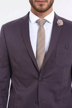 Load image into Gallery viewer, Double Buttons Mono Lapel Bag Pocket Brown Jacket-Wessi
