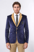 Load image into Gallery viewer, Purple Velvet Men's Jacket | Wessi
