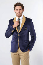 Load image into Gallery viewer, Purple Velvet Men's Jacket | Wessi
