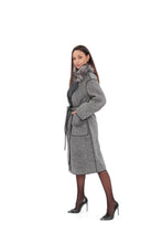 Load image into Gallery viewer, Genuine Silver Fox Virgin Wool Coat
