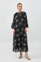 Load image into Gallery viewer, Black Print Dress
