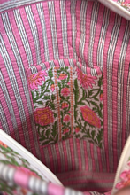 Load image into Gallery viewer, SC - ETA 2/20 - Ronan Green and Pink Floral Tote Bag
