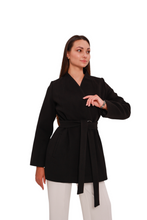 Load image into Gallery viewer, Opéra Cashmere Blend Overcoat in Black
