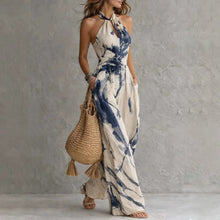 Load image into Gallery viewer, Women's Halter Backless Wide-Leg Jumpsuit | Boho Beach Jumpsuit in 7 Colors
