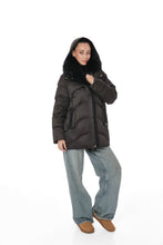 Load image into Gallery viewer, Genuine Silver Fox Fur Down Fill Parka
