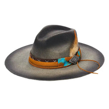 Load image into Gallery viewer, California Hats Robin - Wide Brim Straw Fedora Cowgirl Hat
