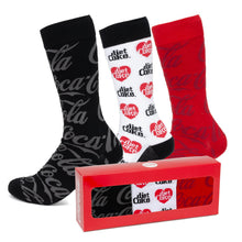 Load image into Gallery viewer, Coca-Cola 3 Pack Sock Set
