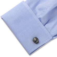 Load image into Gallery viewer, Baseball and Glove Antique Silver Cufflinks
