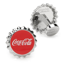 Load image into Gallery viewer, Coca-Cola Bottle Cap Cufflinks
