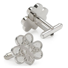Load image into Gallery viewer, Celtic Knot Shamrock Cufflinks
