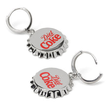 Load image into Gallery viewer, Diet Coke Bottle Cap Earrings
