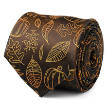 Load image into Gallery viewer, Fall Spice Men's Brown Tie
