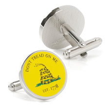 Load image into Gallery viewer, Gadsden Flag Cufflinks
