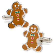 Load image into Gallery viewer, Gingerbread Cufflinks
