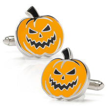 Load image into Gallery viewer, Jack-O-Lantern Cufflinks
