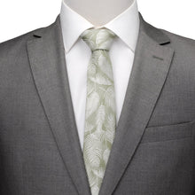 Load image into Gallery viewer, Palm Leaf Light Sage Tie

