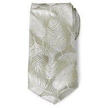 Load image into Gallery viewer, Palm Leaf Light Sage Tie

