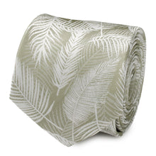 Load image into Gallery viewer, Palm Leaf Light Sage Tie
