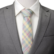 Load image into Gallery viewer, Pastel Plaid Men's Tie
