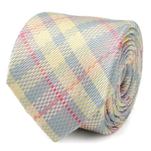 Load image into Gallery viewer, Pastel Plaid Men's Tie
