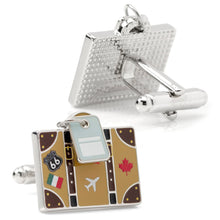 Load image into Gallery viewer, Traveler Suitcase Cufflinks
