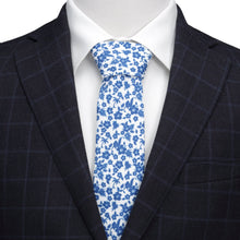 Load image into Gallery viewer, Tropical Blue Men’s Tie
