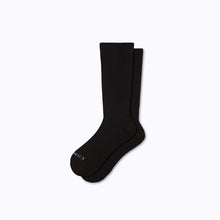 Load image into Gallery viewer, Combed Cotton Crew Socks - Black
