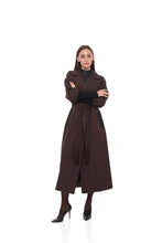 Load image into Gallery viewer, Miru Trench Coat in Chocolate
