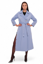 Load image into Gallery viewer, Jackie Trench Coat in Sky Blue
