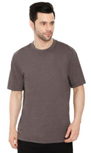 Load image into Gallery viewer, Men's Crew Neck Solid Color T-shirt in Short Sleeves and Relaxed Fit
