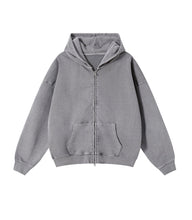 Load image into Gallery viewer, STONE VINTAGE WASH ZIP HOODIE
