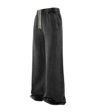 Load image into Gallery viewer, NOIR DISTRESSED SWEATPANTS
