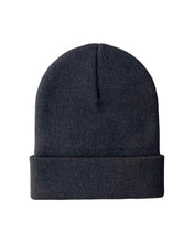 Load image into Gallery viewer, CS100 HAAKWEAR Traditional Silent Cuffed Beanie, Charcoal Black
