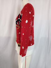 Load image into Gallery viewer, Women's  Reindeer Jacquard Christmas Casual Ugly Sweater | NCS
