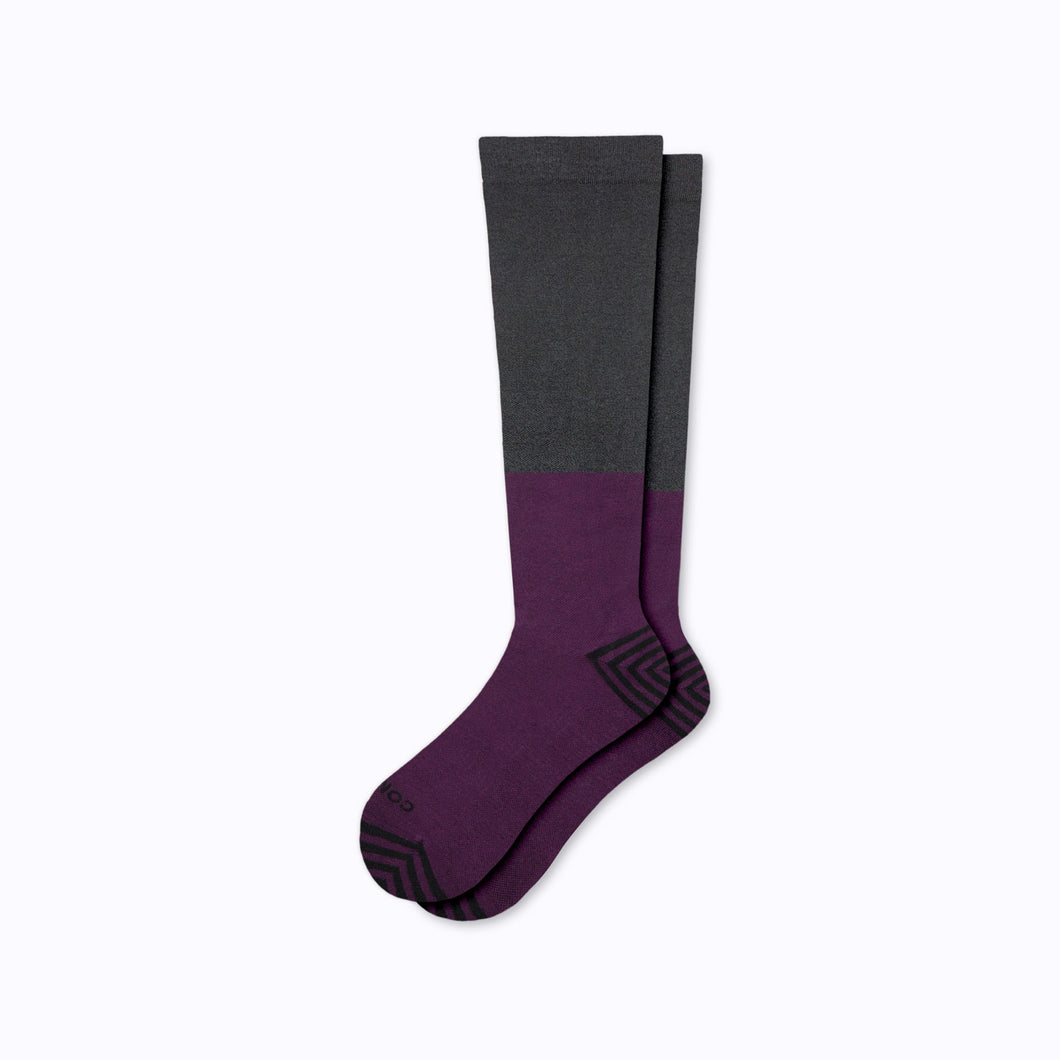 CloudCotton Compression Socks – Colorblock Potent