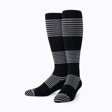 Load image into Gallery viewer, CloudCotton Compression Socks - Black/Grey
