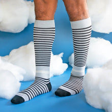 Load image into Gallery viewer, CloudCotton Compression Socks - Black/Grey
