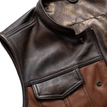 Load image into Gallery viewer, Gunner Men's Leather Motorcycle Vest (Limited Edition)
