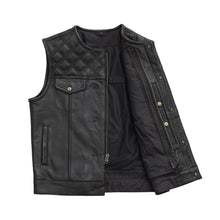 Load image into Gallery viewer, 12 Gauge Men's Motorcycle Leather Vest
