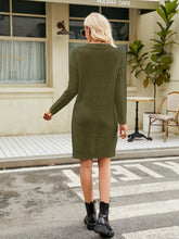 Load image into Gallery viewer, Cable Knit Midi Sweater Dress | NCS

