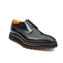 Load image into Gallery viewer, Calf leather business dress derby shoes Black
