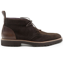 Load image into Gallery viewer, 46-605-NIC CAMPO HIGH Italian Sueded Goatskin Chukka Boot, Nicotine
