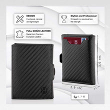 Load image into Gallery viewer, Verona Front Pocket Trifold Leather Wallet
