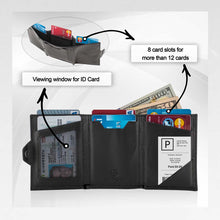 Load image into Gallery viewer, Verona Front Pocket Trifold Leather Wallet
