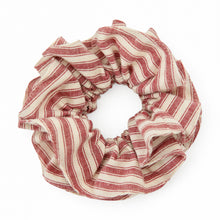 Load image into Gallery viewer, Cardinal Stripe - Hair Scrunchie
